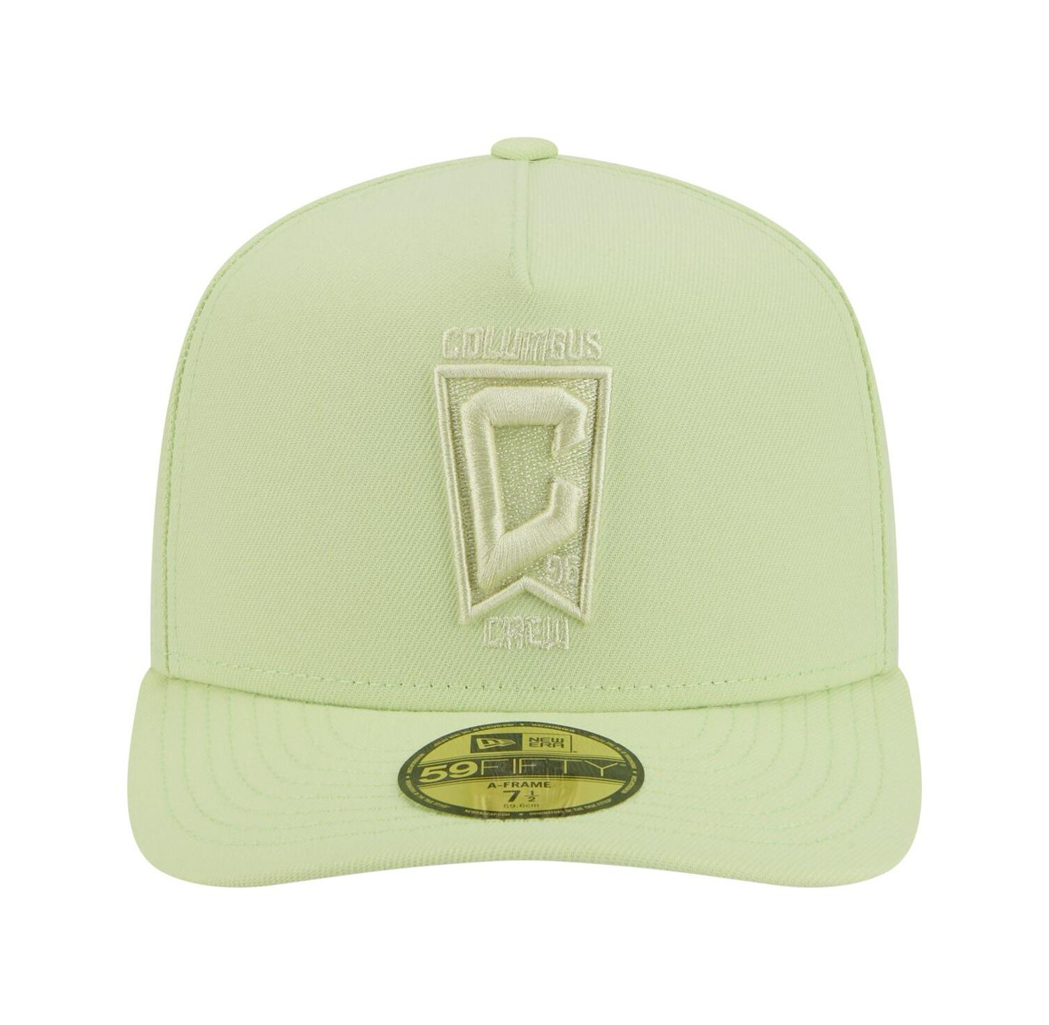 Men's Green Columbus Crew Color Pack A-Frame 59FIFTY Fitted Hat