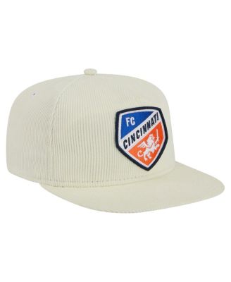 Men's Cream FC Cincinnati 2025 Kickoff Snapback Golfer Hat
