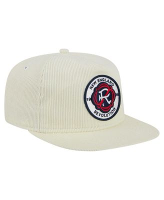 Men's Cream New England Revolution 2025 Kickoff Snapback Golfer Hat