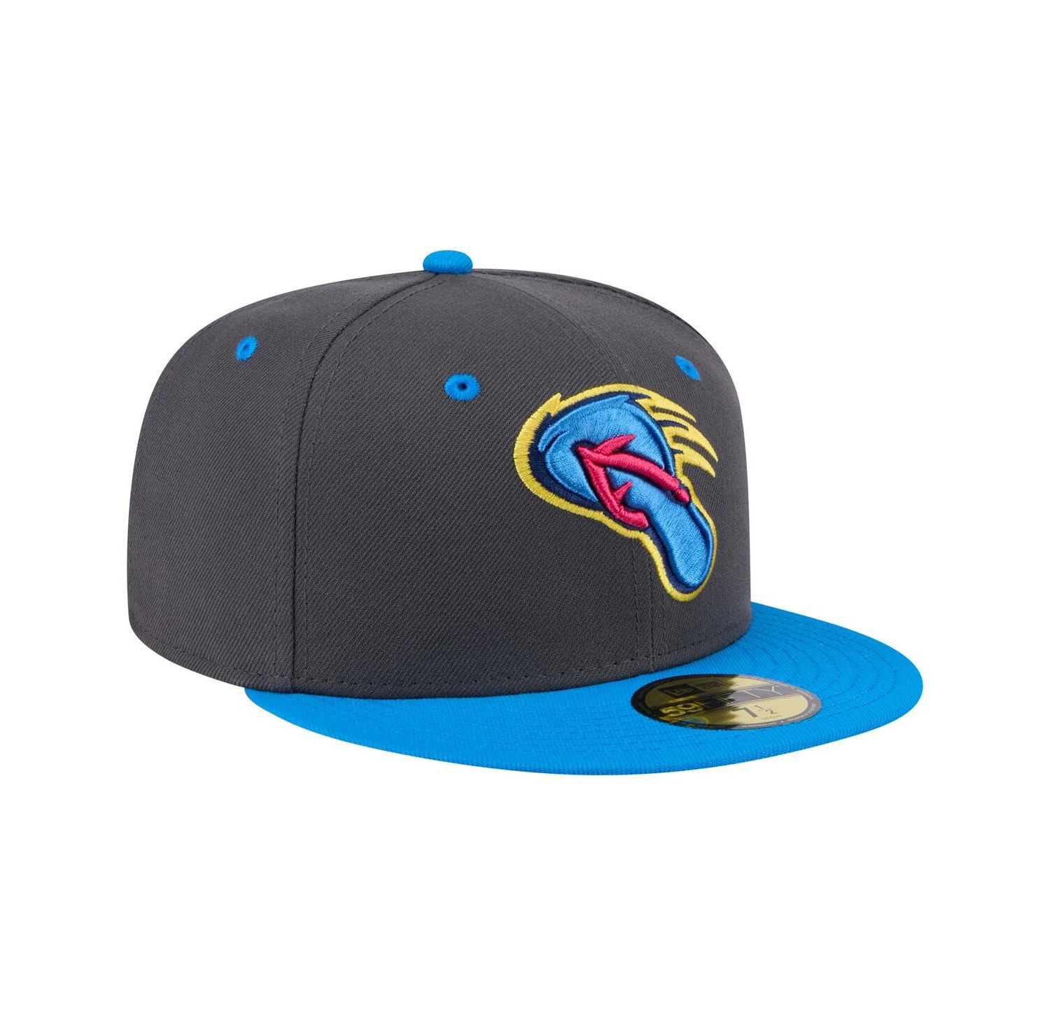 Men's Gray/Blue San Antonio Missions Copa de la Diversion 59FIFTY Fitted Hat