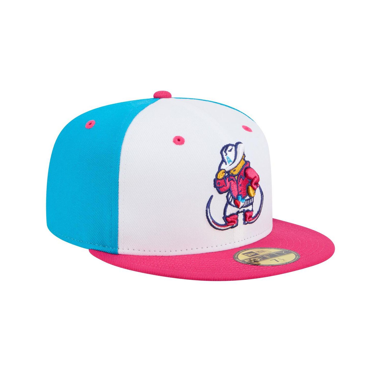 Men's White Amarillo Sod Poodles Copa de la Diversion 59FIFTY Fitted Hat