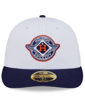 Men's White/Navy Houston Astros 2025 City Connect Batting Practice Low Profile 59FIFTY Fitted Hat
