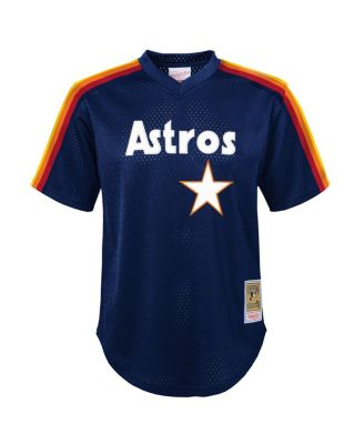 Toddler Nolan Ryan Navy Houston Astros Throwback Mesh Batting Practice Jersey