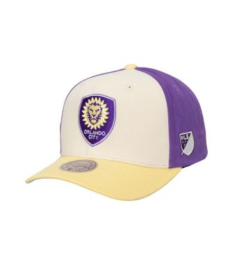 Mitchell & Ness - Men's Cream Orlando City SC Brushed Off Pro Crown Snapback Hat