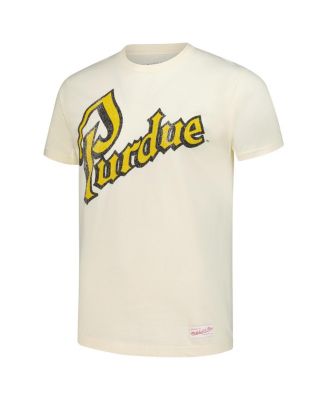 Men's Cream Purdue Boilermakers Vintage Tone T-Shirt