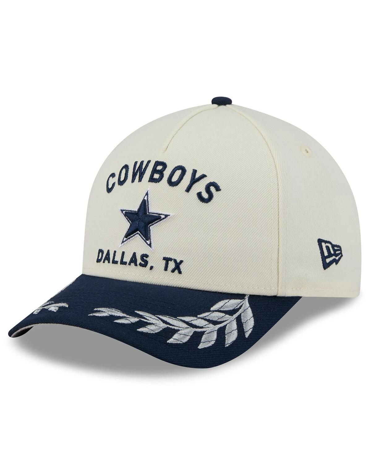 New Era Men's Cream/Navy Dallas Cowboys 2025 Nfl Draft 39THIRTY Flex Hat - Cream, Navy