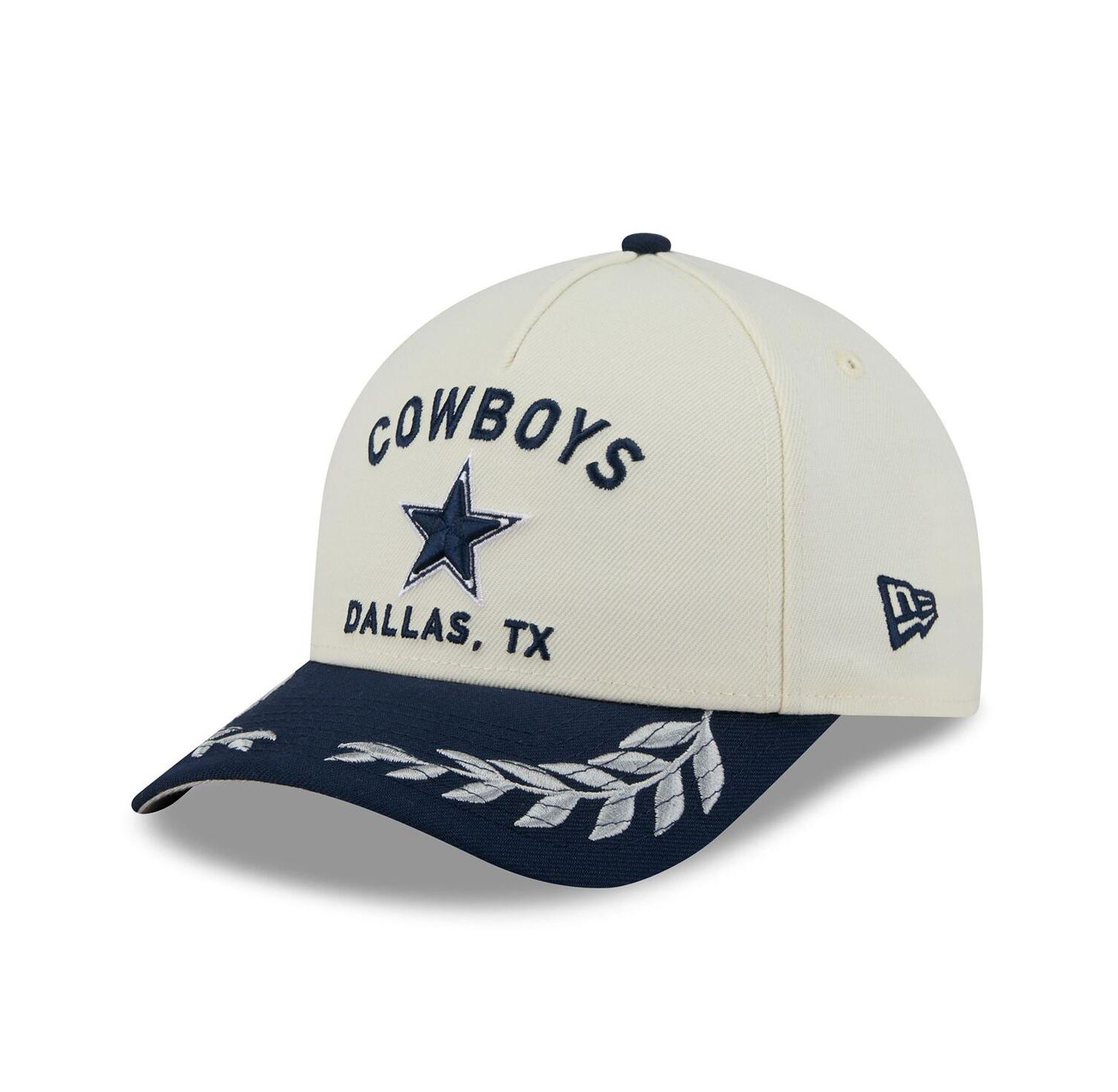 Men's Cream/Navy Dallas Cowboys 2025 NFL Draft 39THIRTY Flex Hat