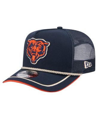 New Era - Men's Navy Chicago Bears Vintage Team Rope A-Frame Trucker 9FIFTY Snapback Hat
