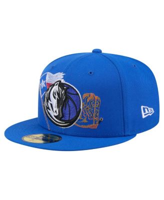 New Era - Men's Blue Dallas Mavericks State Stitch 59FIFTY Fitted Hat