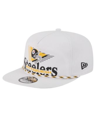 New Era - Men's White Pittsburgh Steelers Collide Golfer Snapback Hat