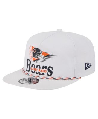 New Era - Men's White Chicago Bears Collide Golfer Snapback Hat