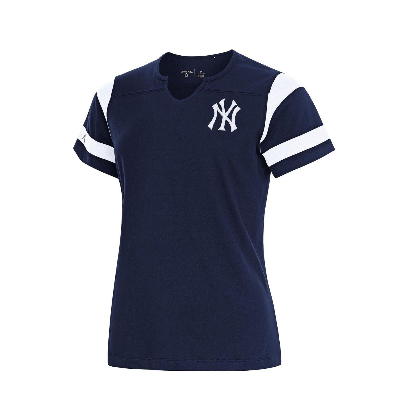 Женский топ Antigua Navy New York Yankees Encounter Notch Neck — фото 1