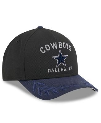 Men's Black/Navy Dallas Cowboys 2025 NFL Draft 9FORTY A-Frame M-Crown Adjustable Hat