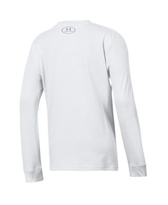 Big Boys and Girls White Auburn Tigers March Madness Unity Long Sleeve T-Shirt