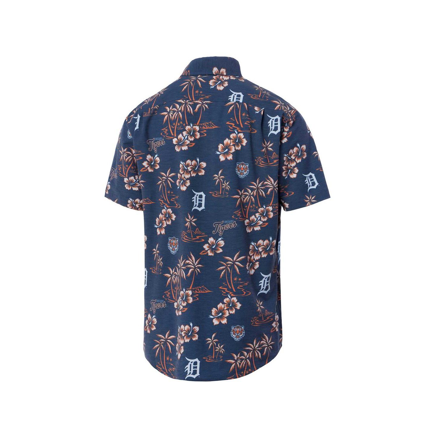 Мужская рубашка Reyn Spooner Navy Detroit Tigers Kekai Button-Down — фото 3
