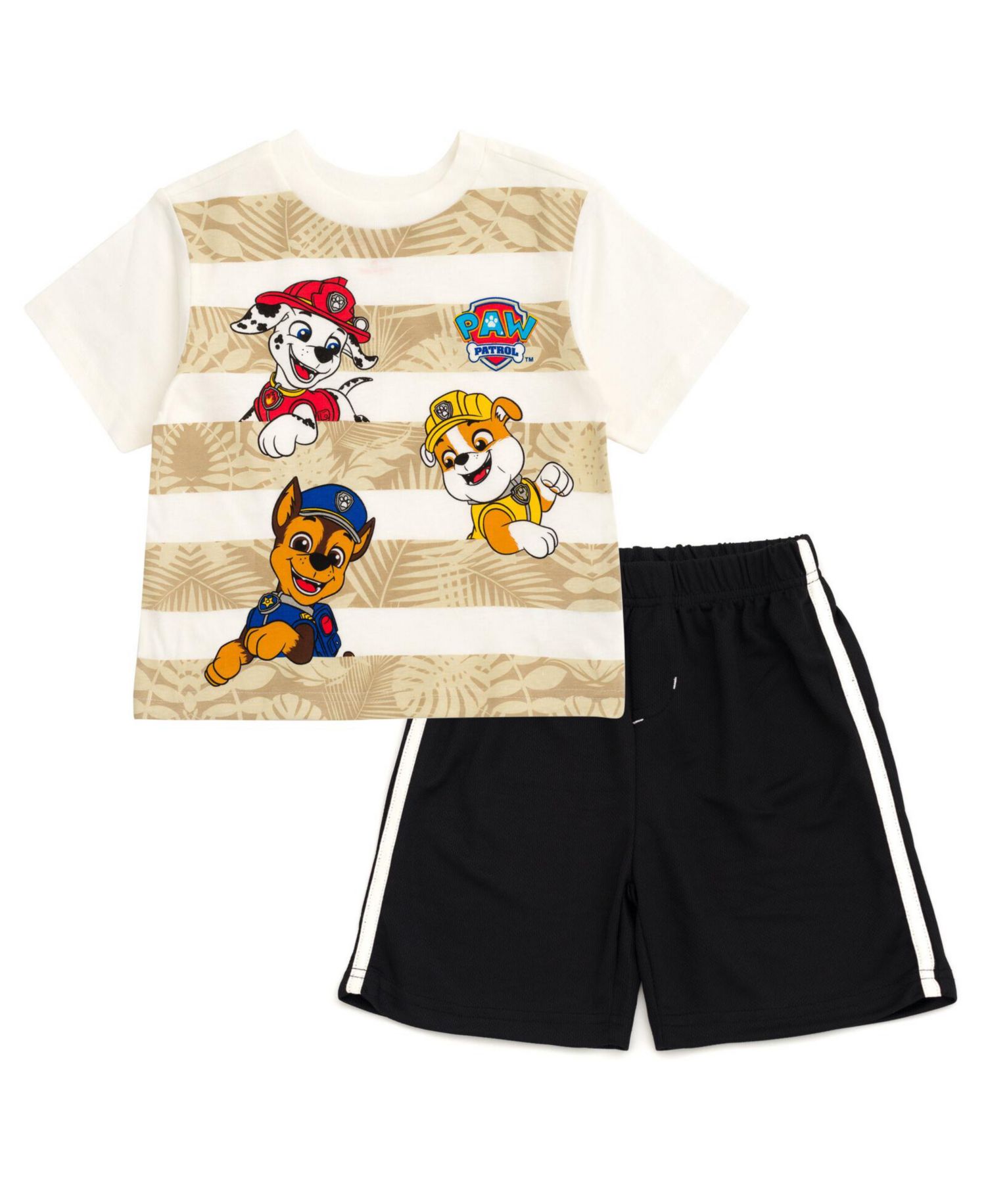 Boys T-Shirt and Mesh Basketball Shorts Outfit Set