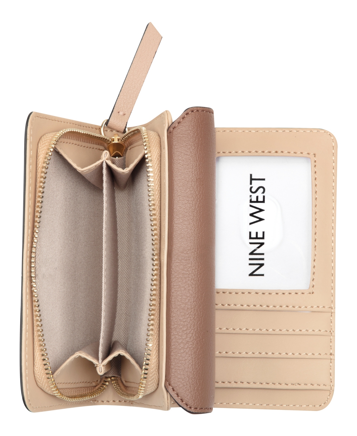 Nine West Coen French Wallet In Milk Multi