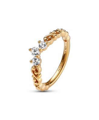 Gold-Plated Disney Beauty and Beast Rose Ring