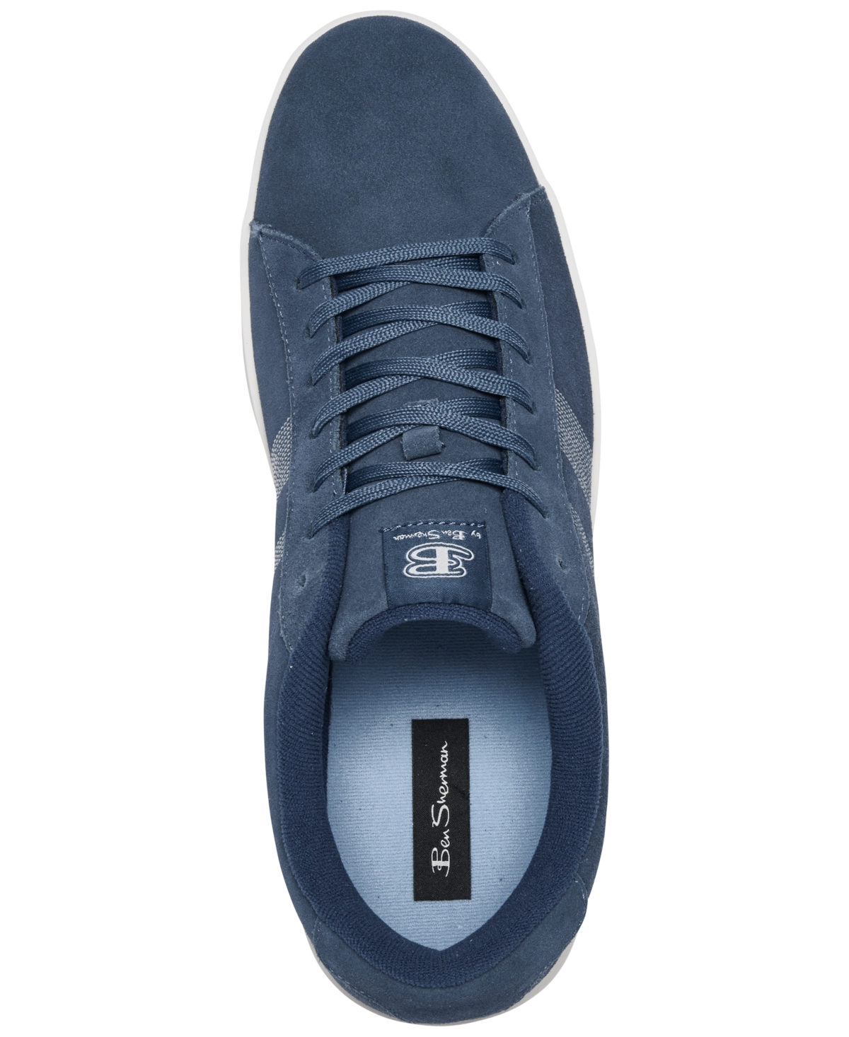 Ben Sherman Men's Boxwell Low Casual Sneakers From Finish Line In Blue,white