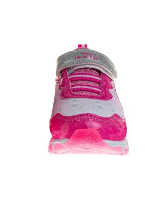 Toddler Girls Princess Hook and Loop Sneakers