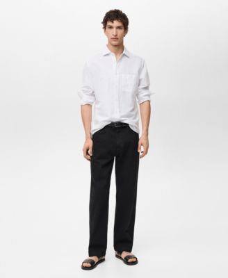 Men's Classic-Fit Linen Shirt