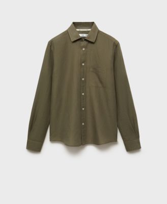 Men's Classic-Fit Linen Shirt