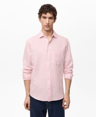 MANGO - Men's Classic-Fit Linen Shirt