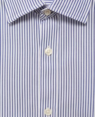 Men's Cotton Slim-Fit Striped Shirt