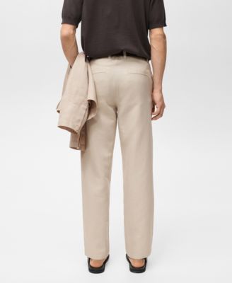 Men's Regular-Fit Linen Pants