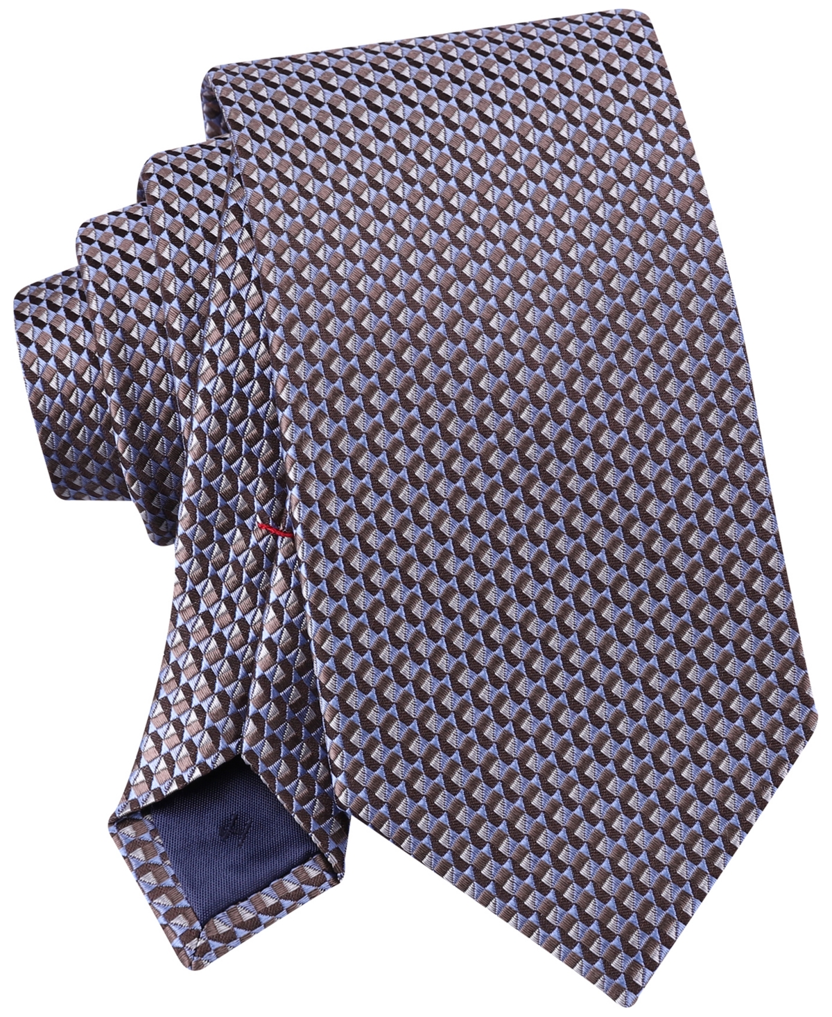 Tommy Hilfiger Men's Phoenix Geo-pattern Tie In Blue