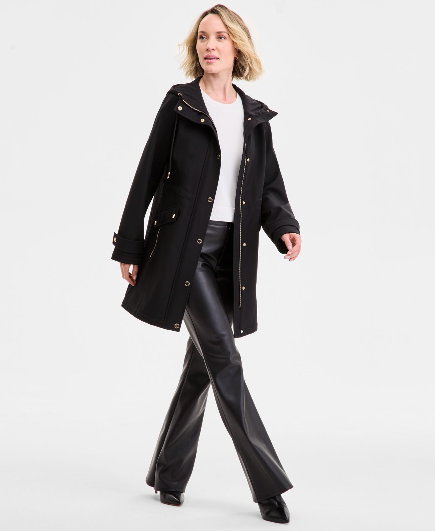Women's Hooded Anorak Softshell Coat
