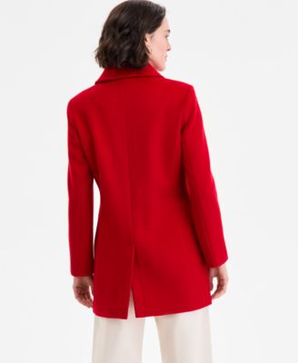 Women's Collared Button-Front Coat