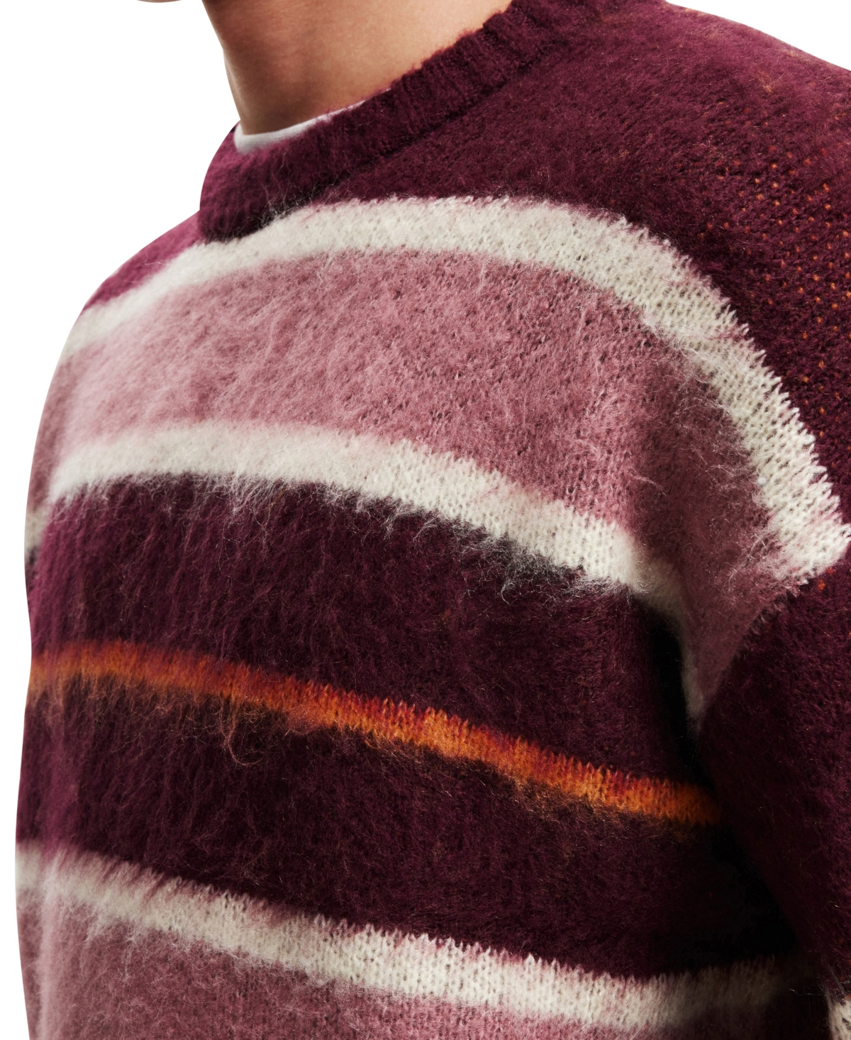 Shop Cotton On Men's Box Fit Fuzzy Crew Knit Sweater