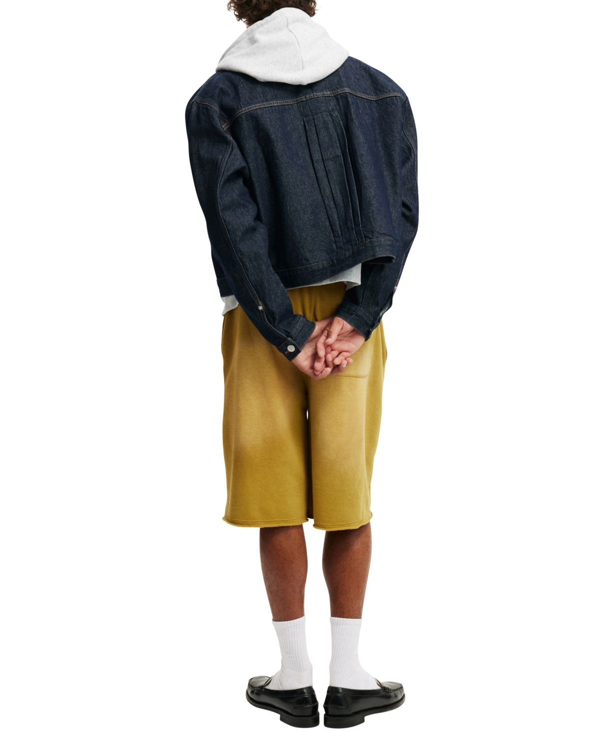 COTTON ON MEN'S SUPER BAGGY FLEECE SHORTS 
