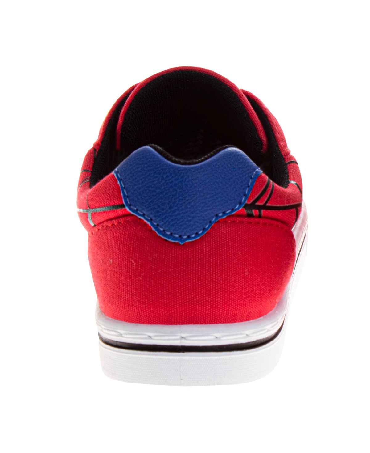 Spider-man Little And Big Boys Lace Up Canvas Sneakers In Red