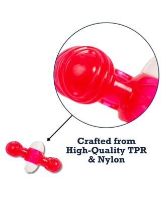 Quacker Bone Dog Chew Toy - Durable TPR and Nylon Blend for Aggressive Chewers