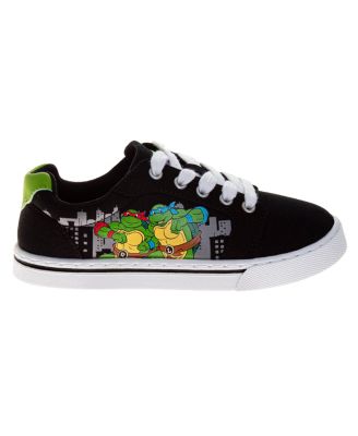 Little and Big Boys Teenage Mutant Ninja Turtles Lace Up Canvas Sneakers
