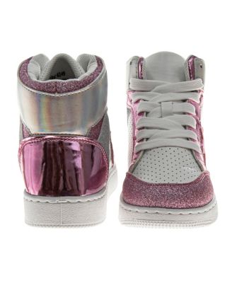 Little and Big Girls High Top Sneakers