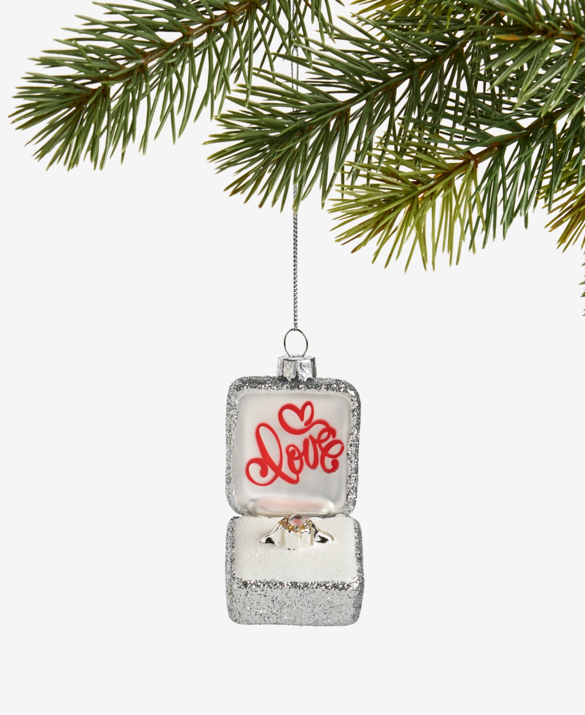 Holiday Lane Our First Wedding Ring In Box Ornament, Macy's Exclusive In Multi