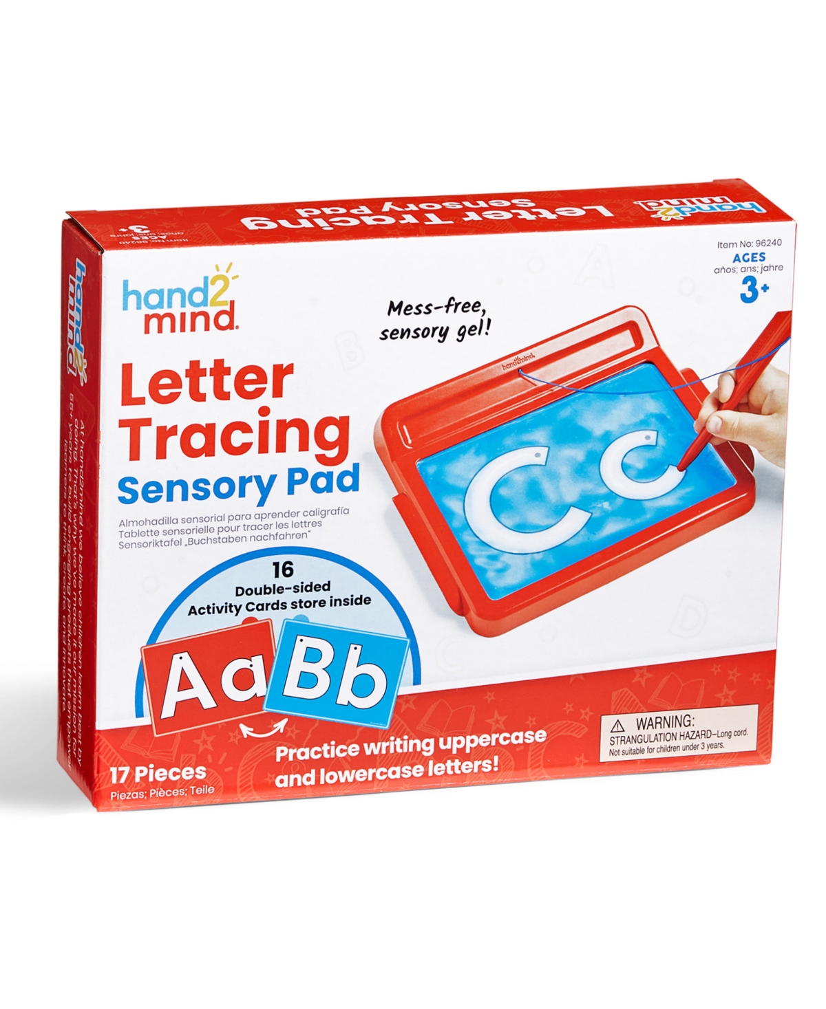 Hand2mind Letter Formation Sensory Pad In Multi