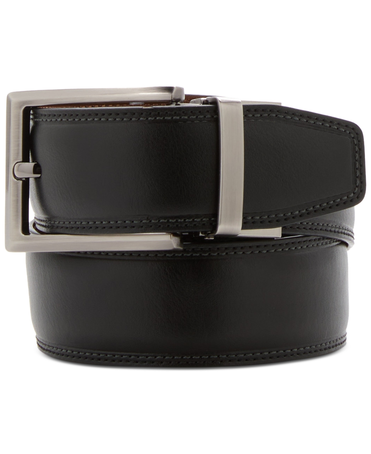 Men's Square Head Belt - Black