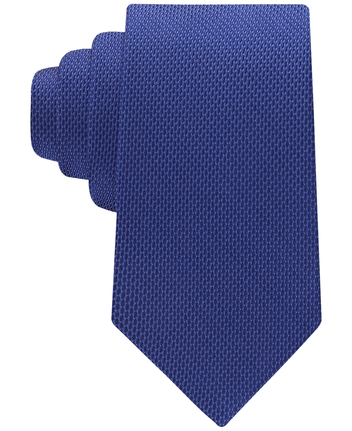 Men's Rope Solid Tie - Navy