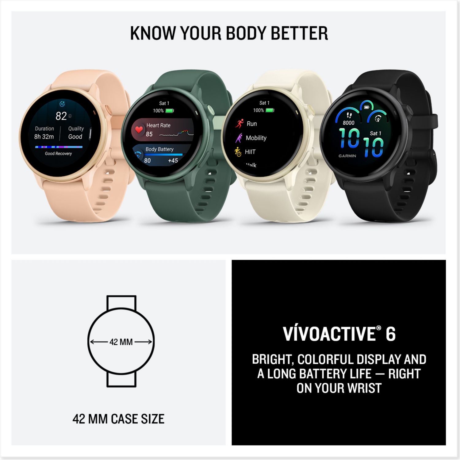 vivoactive 6 Fitness Smartwatch - 42mm