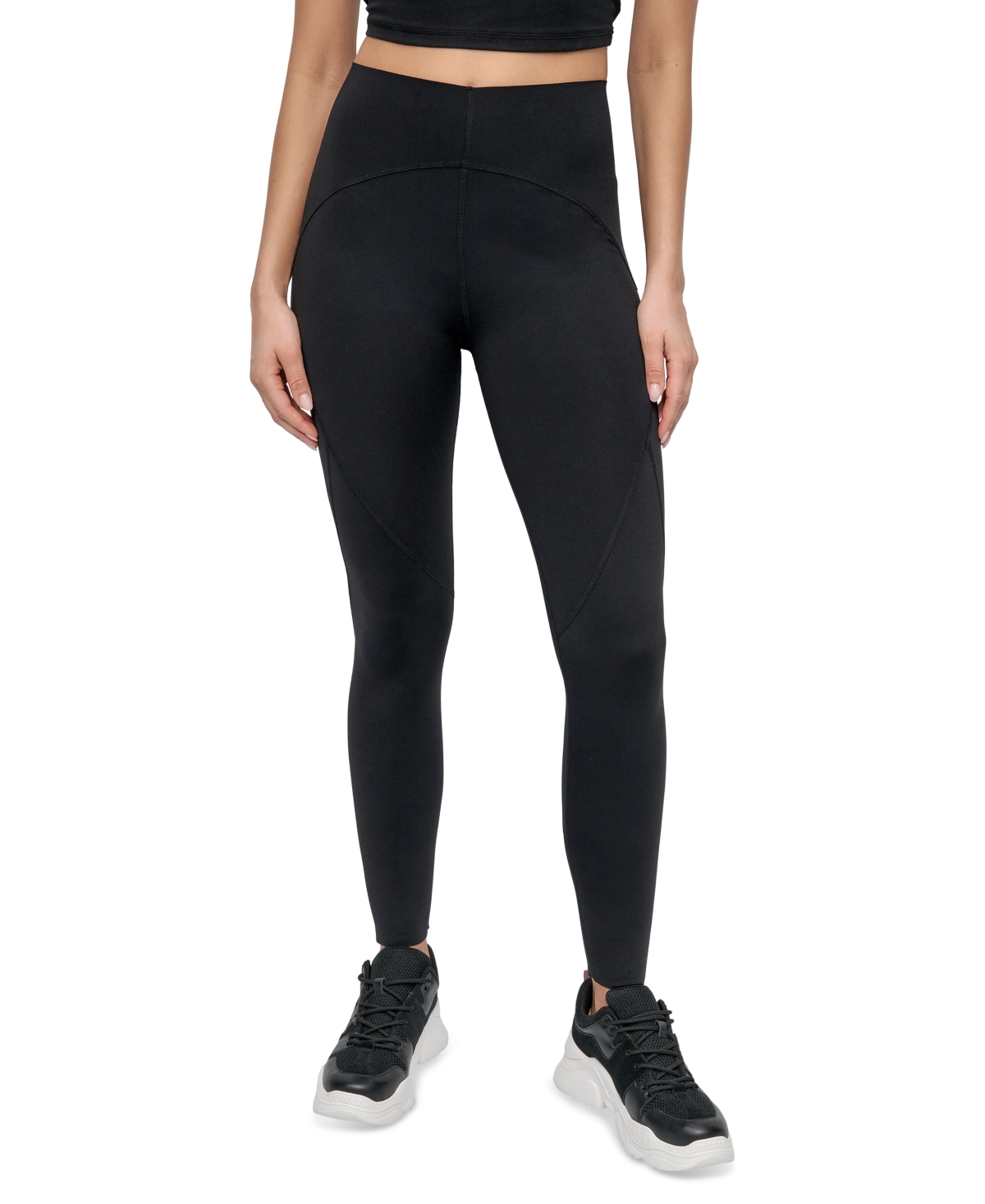 Sport Women's Contour Compression High-Rise 7/8 Leggings - Black