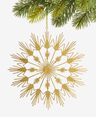 Holiday Lane - Enchanted Forest Gold Starburst Ornament