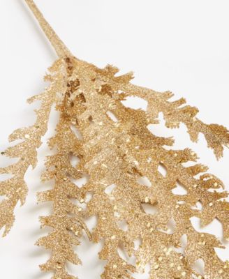 Enchanted Forest Gold-Tone Leaves Pick Ornament, Macy's Exclusive
