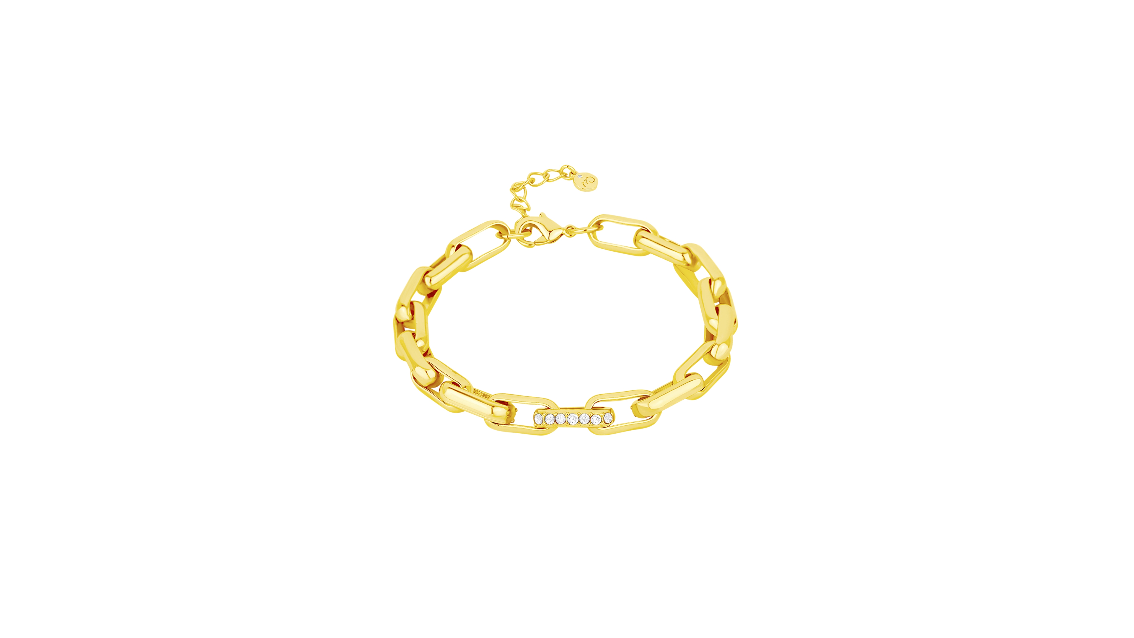 And Now This Crystal Chain Link Bracelet