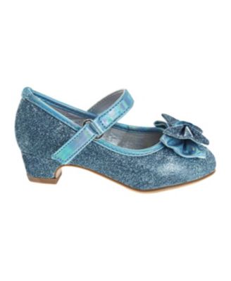 Toddler and Little Girls Low Heeled Bow Detail Dress Shoe