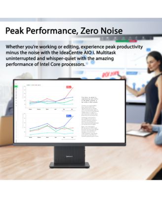 IdeaCentre I 27" Daily All-in-One Intel Core i7 13620H 16GB RAM Intel UHD Graphics 512GB SSD Storage Windows 11 Home FHD 100Hz - Black