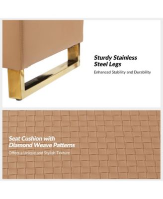 Flora Modern 60" Wide Storage Bench with Two Ottomans